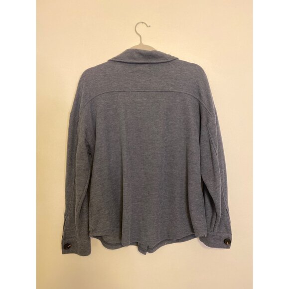 Hippie Rose Women’s Blue Button-Up Shirt Jacket Size Small - Picture 4 of 5